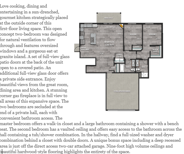 THE CURRENT of the Fox - Kimberly Floor Plans